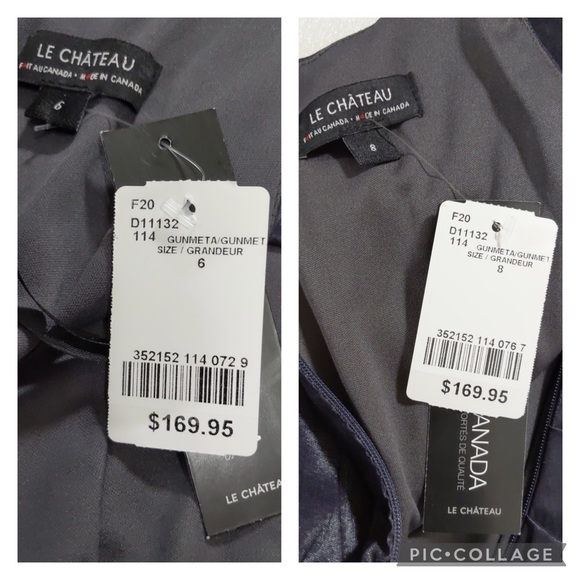 👯♀️Host Pick⚡️ Made in 🇨🇦 Le Chateau Off the Shoulder Dress - Picture 8 of 12